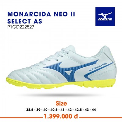 Giày đá bóng Mizuno Monarcida neo 2 select AS P1GD222527